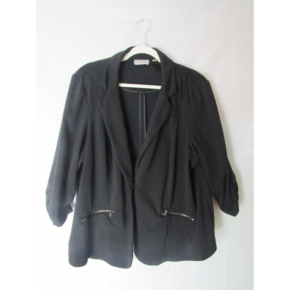 Avenue Black Blazer Size 22/24